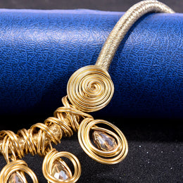 Vintage African Necklace & Earrings Set - Cultural Statement Jewelry