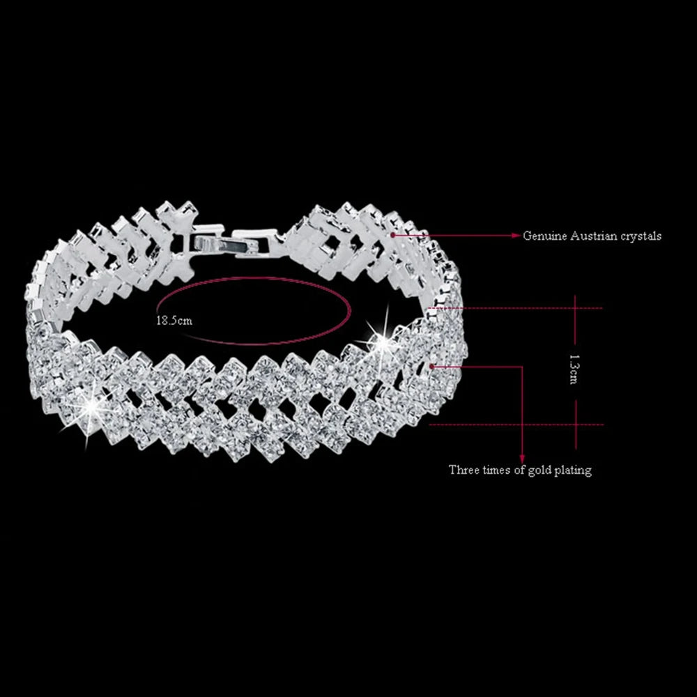 Luxury Crystal Bracelet - Elegant Statement Jewelry