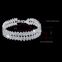 Luxury Crystal Bracelet - Elegant Statement Jewelry