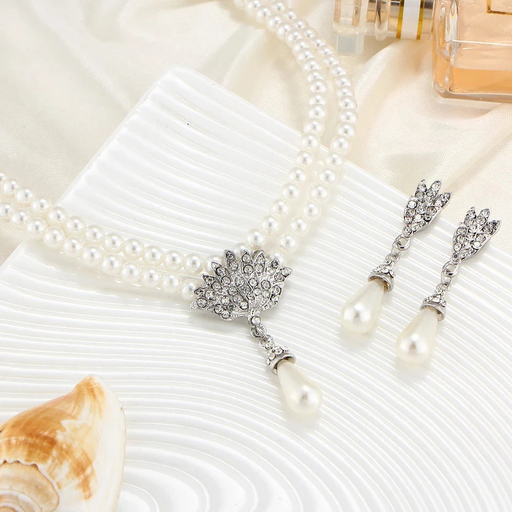 Pearl Bridal Jewelry Set - Elegant Wedding Collection