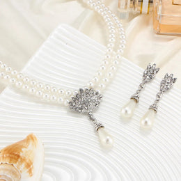 Pearl Bridal Jewelry Set - Elegant Wedding Collection