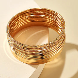Punk Gold Color Bracelet - Bold Statement Jewelry