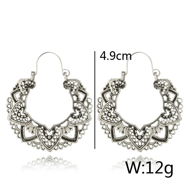 Ethnic Vintage Boho Earrings - Elegant Statement Jewelry