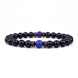 Natural Stone Beads Bracelet - Stretch Healing Stone Jewelry