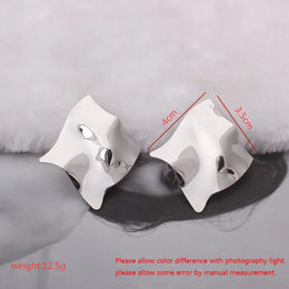Exaggerated Simple Irregular Geometric Earrings - Trendy Fashion Drop Jewelry