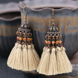 Bohemian Long Dangle Earrings - Statement Drop Jewelry