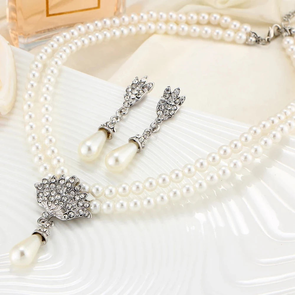 Pearl Bridal Jewelry Set - Elegant Wedding Collection