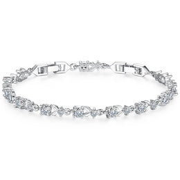 Luxury Rose Gold Bracelet - Crystal Statement Jewelry