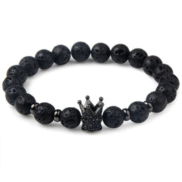 Natural Beaded Bracelet - Semi-Precious Stone Adjustable Fashion Jewelry