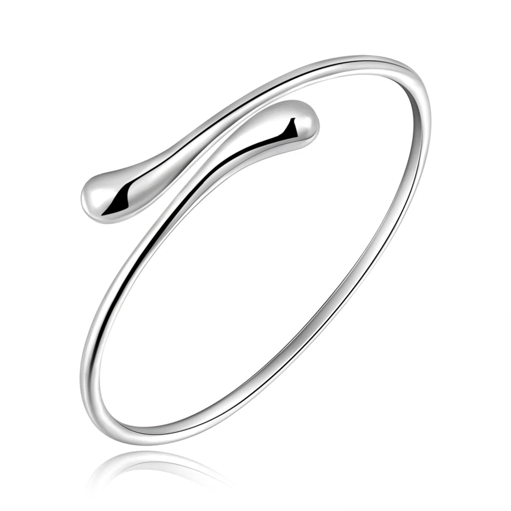 Classic Double Round Head Bracelet - Minimalist Cuff Jewelry
