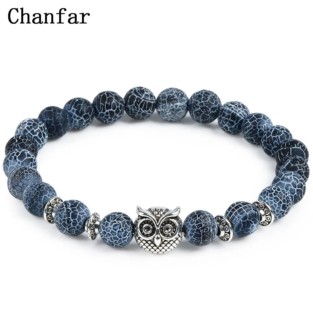 Natural Beaded Bracelet - Semi-Precious Stone Adjustable Fashion Jewelry