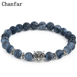 Natural Beaded Bracelet - Semi-Precious Stone Adjustable Fashion Jewelry