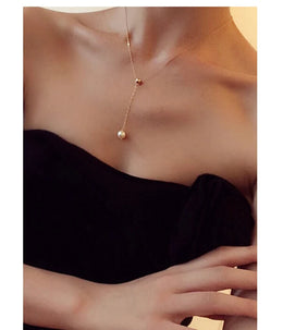 Sailor Moon Imitation Pearl Pendant Necklace - Romantic Charm Jewelry