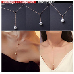 Sailor Moon Imitation Pearl Pendant Necklace - Romantic Charm Jewelry