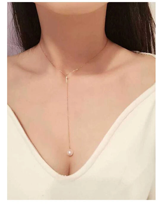 Sailor Moon Imitation Pearl Pendant Necklace - Romantic Charm Jewelry