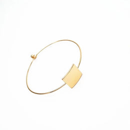 Simple Geometric Bracelet - Modern Copper Cuff Jewelry