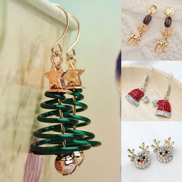 Trendy Statement Christmas Earrings - Festive Statement Jewelry