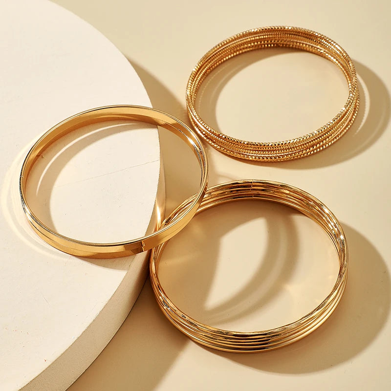 Punk Gold Color Bracelet - Bold Statement Jewelry
