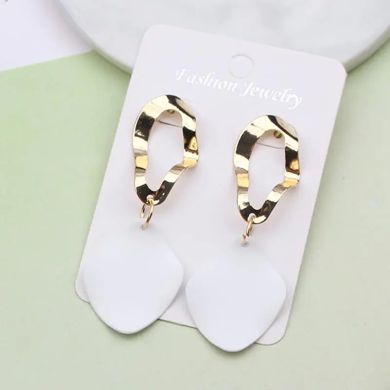 Retro Vintage Statement Earrings - Geometric Bohemian Drop Jewelry