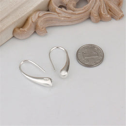 925 Sterling Silver Droplets Stud Earrings - Minimalist Water Drop Jewelry