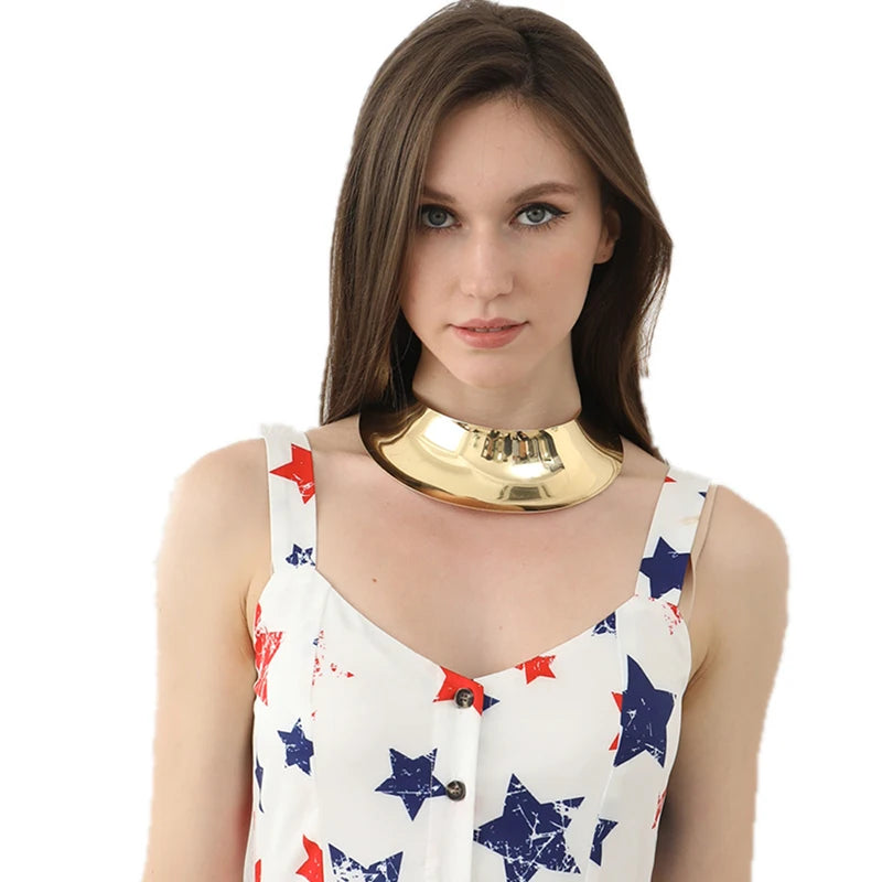 Bold Torque Necklace & Earrings Set - Vintage Statement Jewelry