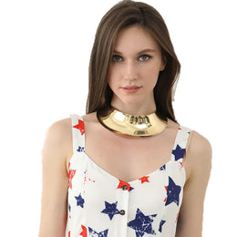 Bold Torque Necklace & Earrings Set - Vintage Statement Jewelry