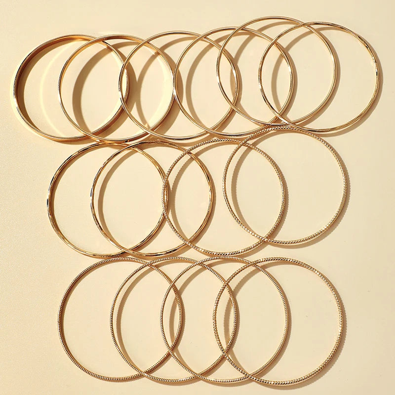 Punk Gold Color Bracelet - Bold Statement Jewelry