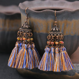 Bohemian Long Dangle Earrings - Statement Drop Jewelry