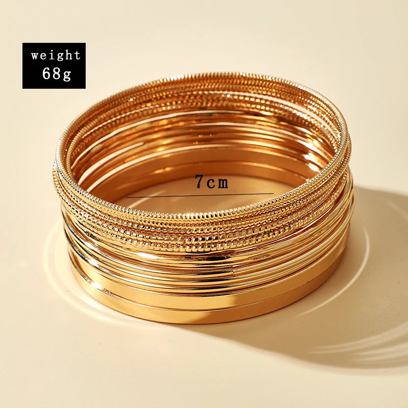 Punk Gold Color Bracelet - Bold Statement Jewelry