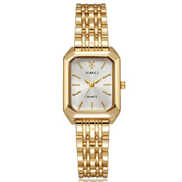 Luxury Fashion Square Watch - Water Resistant with Safety Clasp