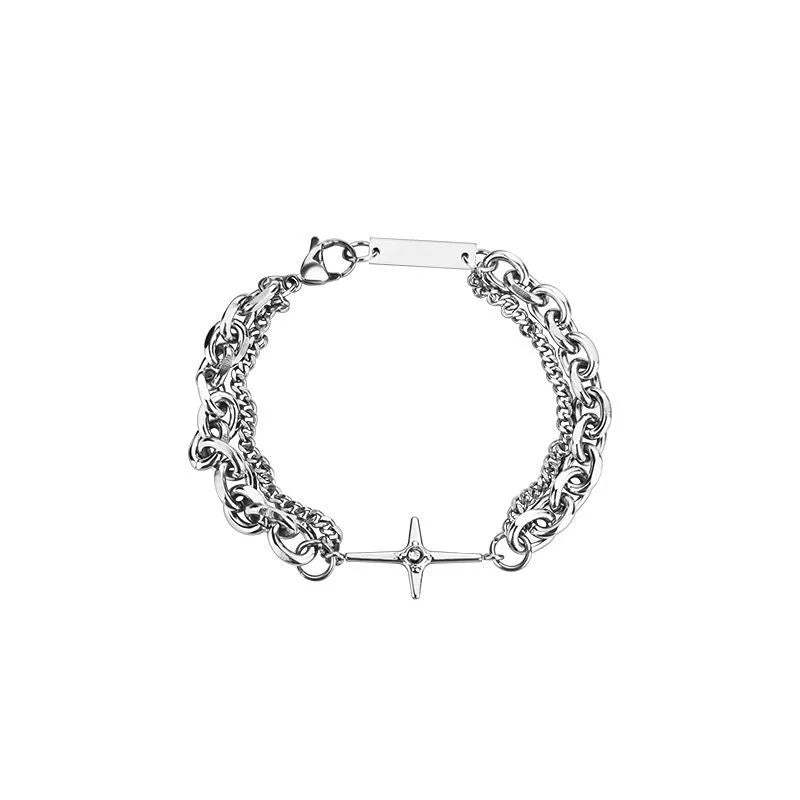 Six-Pointed Star Bracelet - Minimalist Symbolic Jewelry