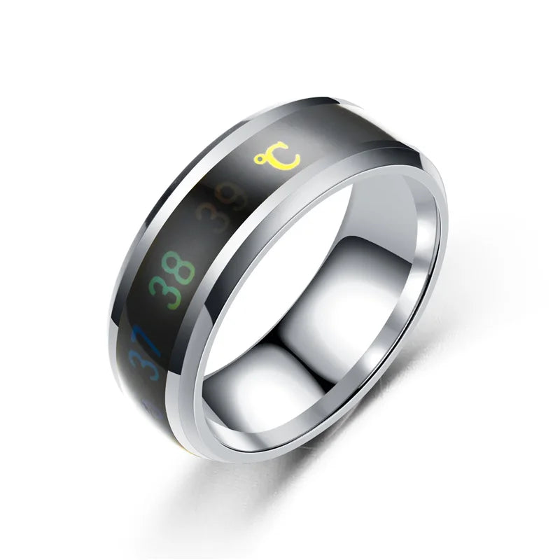 Sensor Body Temperature Ring - Smart Health Monitoring Jewelry