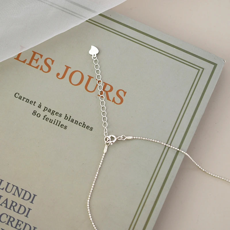 Natural Freshwater Pearl 925 Sterling Silver Necklace - Timeless Classic