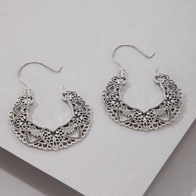 Ethnic Vintage Boho Earrings - Elegant Statement Jewelry