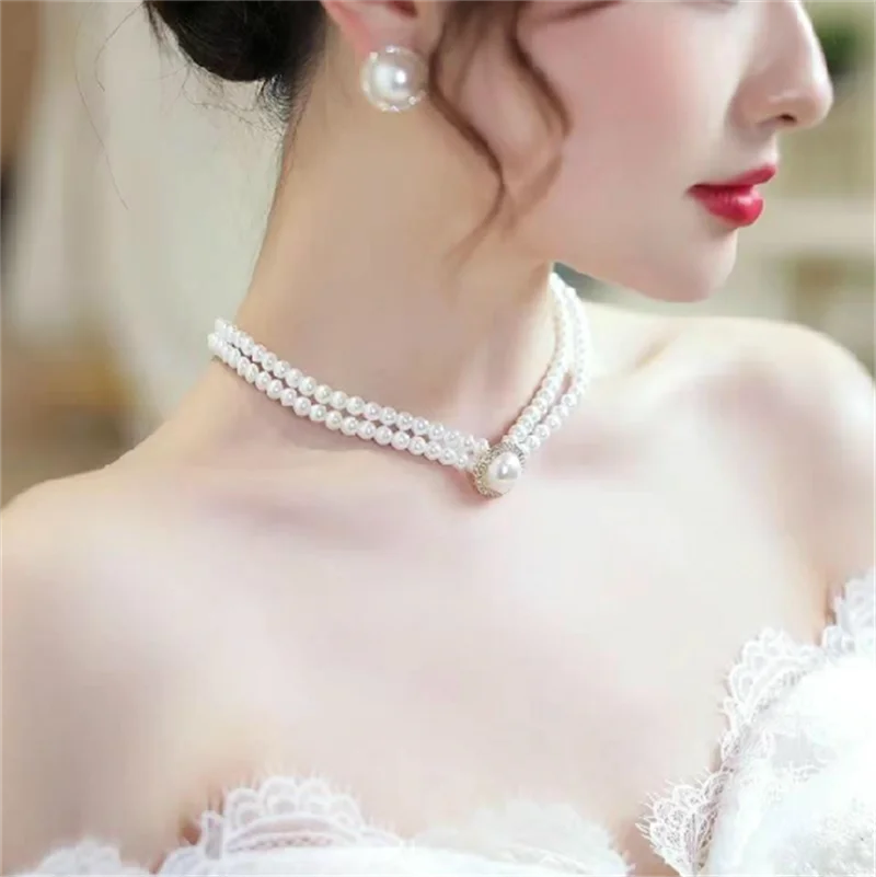 Elegant Pearl Bridal Jewelry Set - Complete Wedding Collection