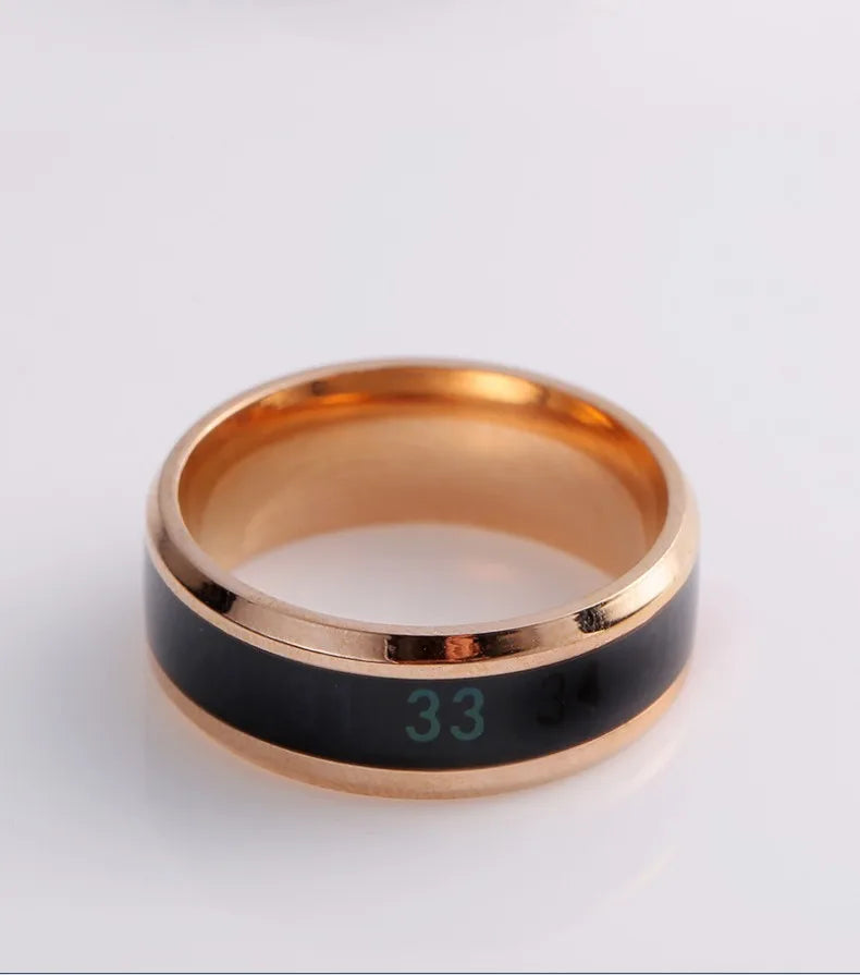 Sensor Body Temperature Ring - Smart Health Monitoring Jewelry