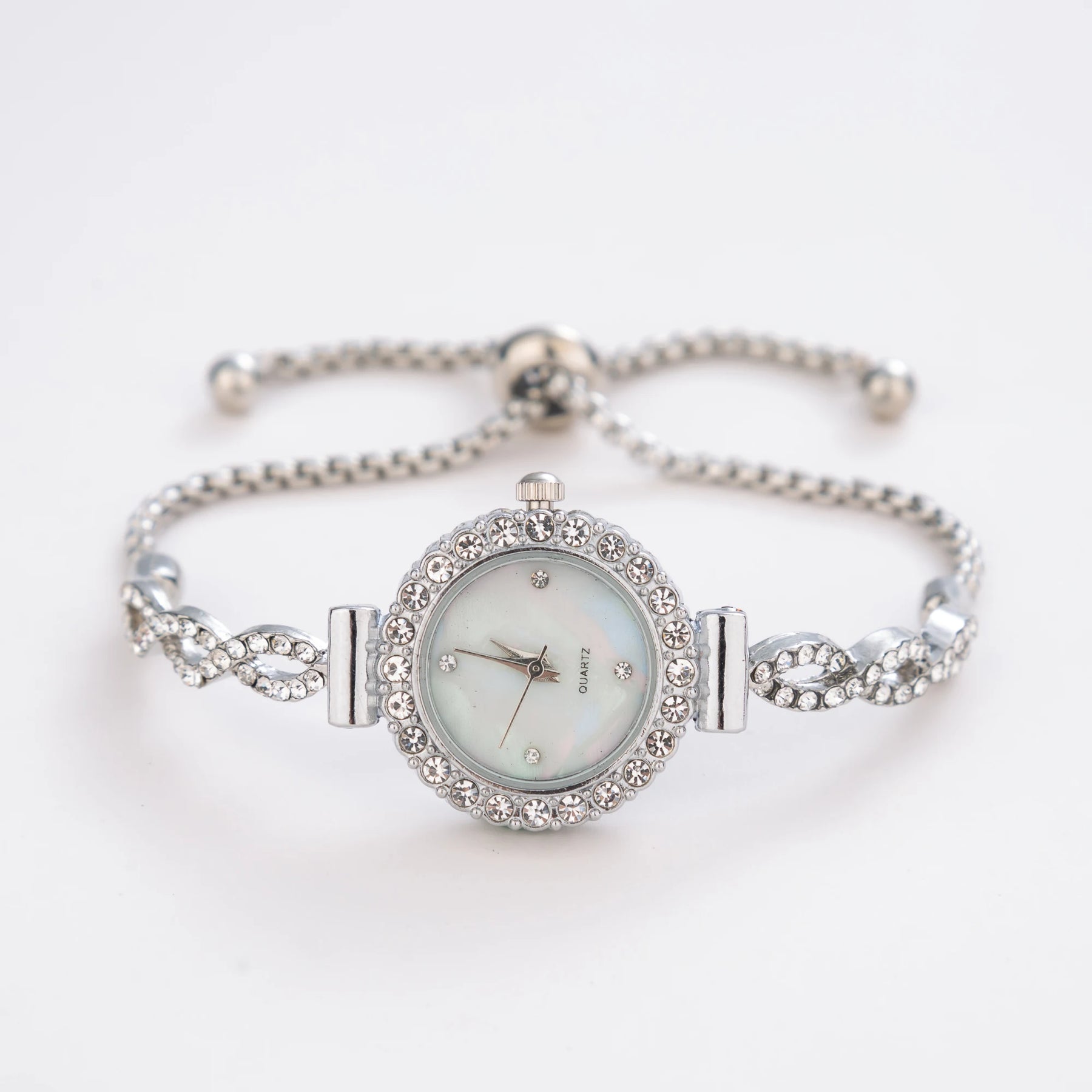 Women's Feather Bracelet Watch - Elegant Fashion Timepiece