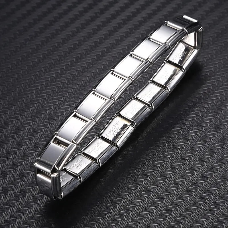 9mm Stainless Steel Bracelet - Minimalist Statement Design
