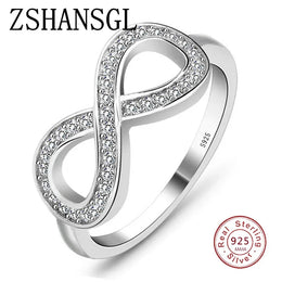Infinity Endless Love Ring - Eternity Symbol Promise Jewelry