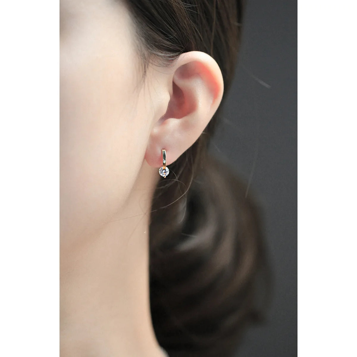 Gold and Silver Plated Crystal Stud Earrings - Luxury Cubic Zirconia Jewelry