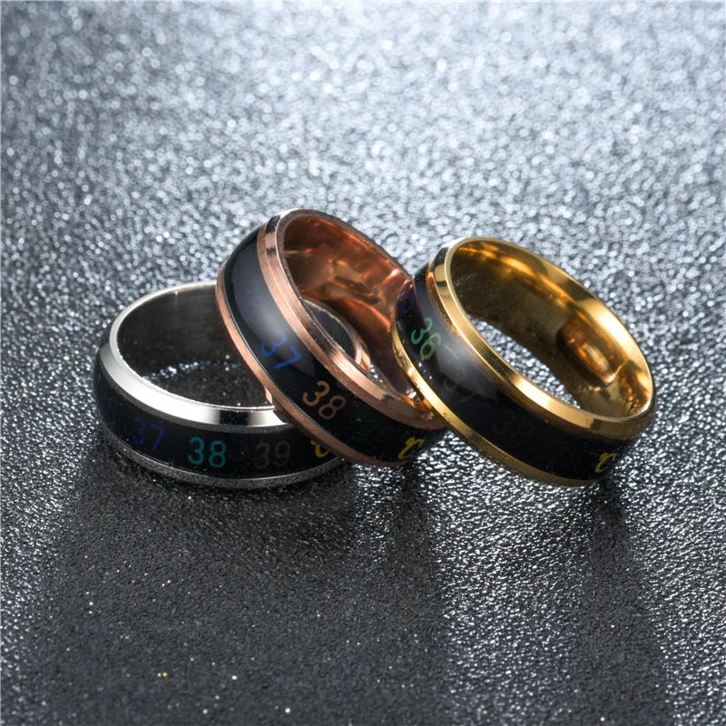 Sensor Body Temperature Ring - Smart Health Monitoring Jewelry