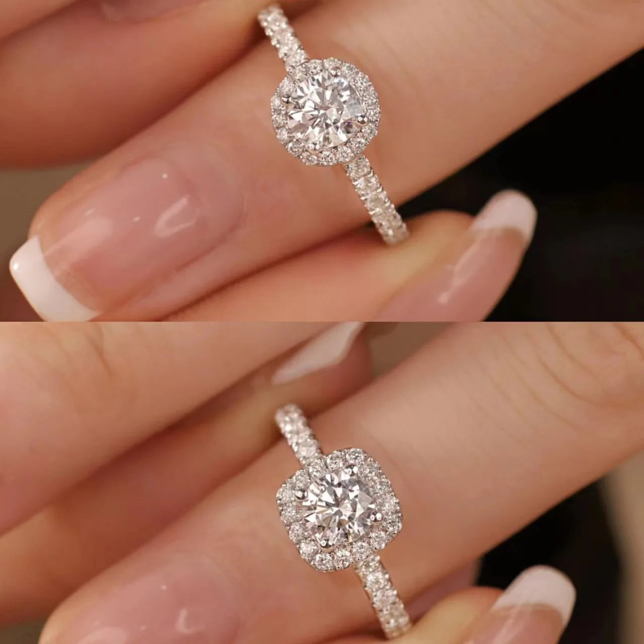 Never Fade White Gold Zircon Ring - Romantic Copper Statement Jewelry