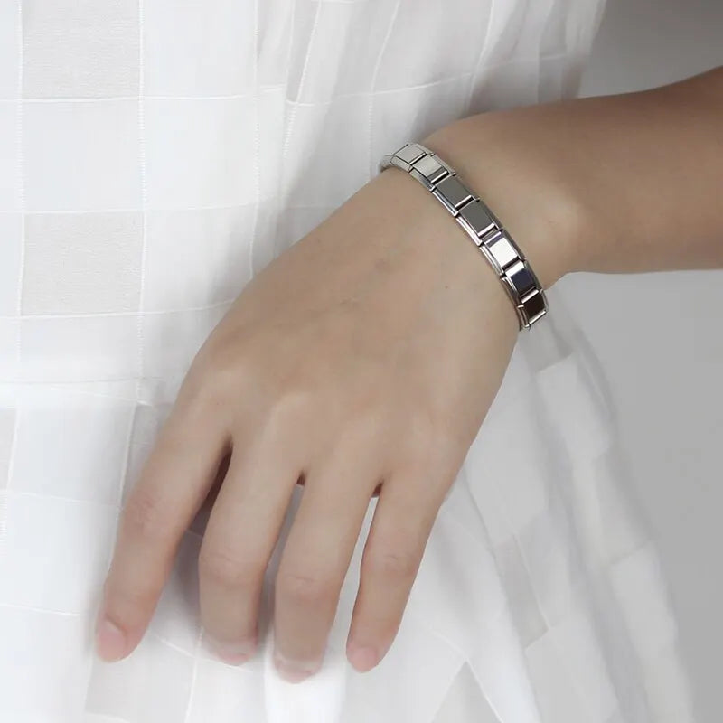 9mm Stainless Steel Bracelet - Minimalist Statement Design