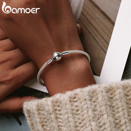 925 Sterling Silver Stars Splice Bracelet - Zircon Charm Jewelry
