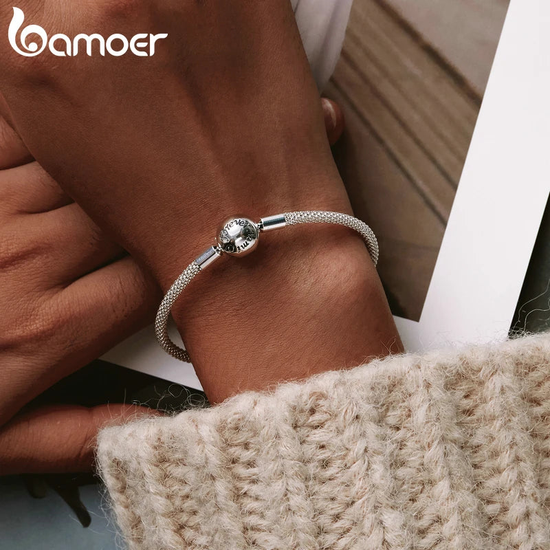 925 Sterling Silver Stars Splice Bracelet - Zircon Charm Jewelry