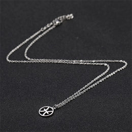 Stainless Steel Star Zodiac Sign Necklace - Personalized Astrology Jewelry