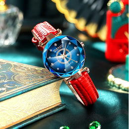 Premium Fashion Crystal Quartz Watch - Water Resistant Timepiece