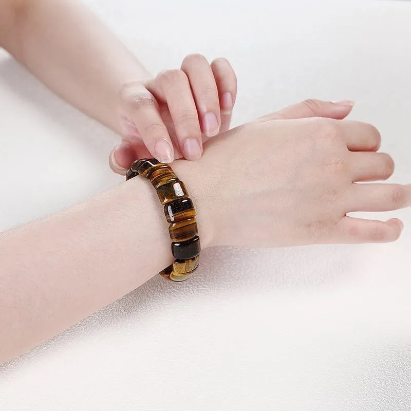Natural Stone Energy Bracelet - Gemstone Healing Beaded Style