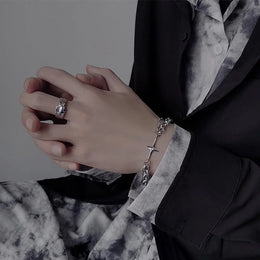 Six-Pointed Star Bracelet - Minimalist Symbolic Jewelry