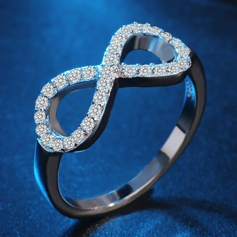 Infinity Endless Love Ring - Eternity Symbol Promise Jewelry